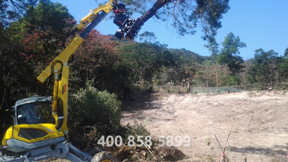 全地形挖掘机的应用